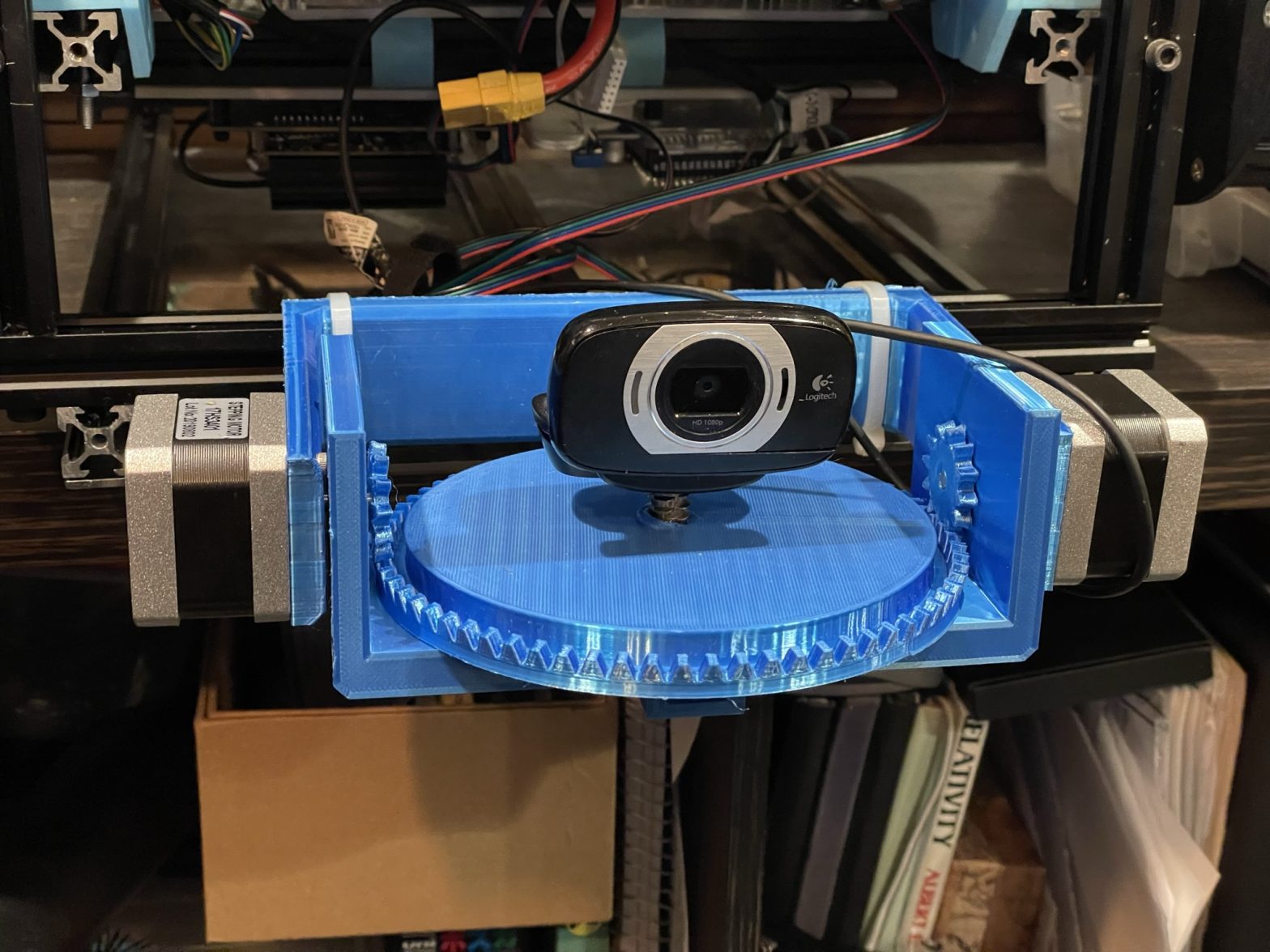 Simple 2DoF 3D Printed Camera Gimbal